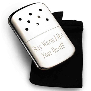 Personalized Zippo Hand Warmer - Finally a high quality reusable hand warmer from Zippo. Great for both hunters and anyone in winter weather.