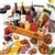 Country Estate Wine Gift Basket is a picnic style hamper filled with 3 bottles of wine and lots of gourmet treats