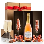Chateau Montmore Sparkling Rose Champagne Gift Set