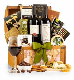 International Wine and Gourmet Chest - Gourmet food and wine from around the world