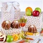 Easter Fruit and Bundt Cake Gift Tower