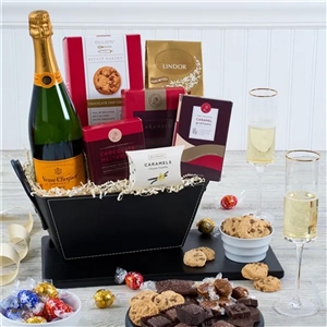 Veuve Clicquot Champagne and Truffles Basket