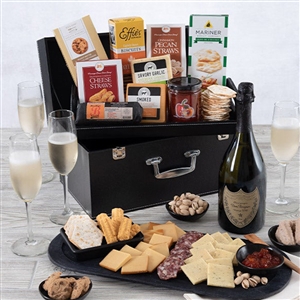 Dom Perignon Champagne and Gourmet Foods Gift Basket