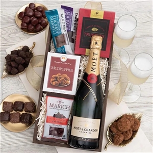 Moet Chandon Champagne and Chocolate Gift