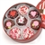 Chocolate Dipped Oreos decorated with assorted designer toppings for Valentines Day in a keepsake round tin.