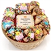 Personalized Cookie Gift Basket - This gift features popular gourmet goodies with your custom message.