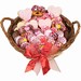 Sweethearts Valentine Gourmet Bakery Gift Basket - Filled with Belgian Chocolate Dipped Baked Goods and other Bakery Treats