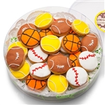 Sports Themed Iced Shortbread Cookies