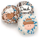 Father's Day Chocolate Dipped Oreo Cookies Gift Box - Oreo Cookies dipped in a variety of high quality Belgian Chocolates.