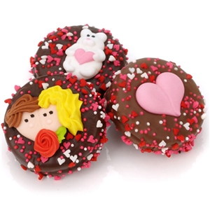 Chocolate Dipped Valentines Day Oreos Gift Box