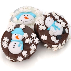 12 Holiday Decorated Chocolate Dipped Oreo Cookies
