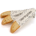 Box of 10 Biscotti decorated with Sprinkle Color Choice and Custom Logo or Photo