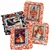 Halloween Chocolate Covered Graham Crackers with Vintage Halloween Stamps Design