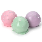 Gift box of 9 Pastel colored Truffle Cake Bons in your choice of flavor.
