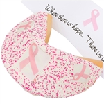 Pink Ribbon Breast Cancer Awareness Giant Fortune Cookie