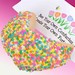 Giant Pastel Fortune Cookie - It's The Perfect Gift And Greeting All In One!