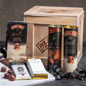 Booze Infused Chocolate Gift Crate