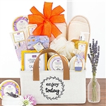Lavender Vanilla Spa Gift Basket