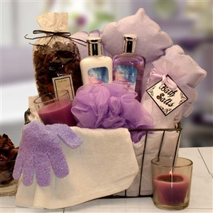 Bath and Body Spa Caddy Relaxation Bath Gift - Spa Gift Set - Give the gift of relaxation!