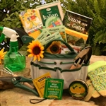 The Weekend Gardener Tote Garden Gift Basket | Garden Gift Basket | mother day gift idea
